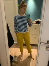 Knitted T-Shirt Tops Short-Sleeve Women Clothes Warmsway Striped Tees Woman Summer Casual