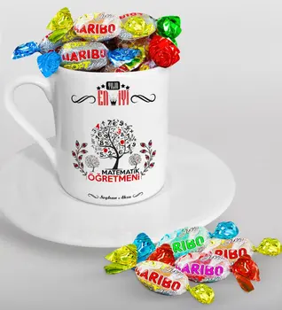 Personalized Math Teacher Of The Year Best Turkish coffee Cup and Haribo Candy Gift Set
Personalized Math Teacher Of The Year Best Turkish coffee Cup and Haribo Candy Gift Set