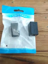 Vention RJ45 conector Cat7/6/5e adaptador Ethernet hembra a hembra 8P8C parche extensor de red Cable de extensión para Cable Ethernet