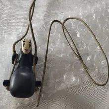 Lindo Anime Coche accesorio sin rostro hombre colgante de gato de colgante para espejo retrovisor Regalo de Cumpleaños Auto, #1 adornos Coche