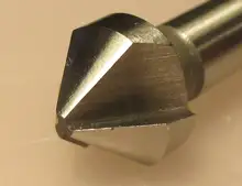 UCHEER-avellanador HSS de 90 grados, 3 flauta, cortador de chaflán de acero y madera, herramienta eléctrica de 4,5 a 50mm