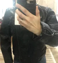 Jacket Coats Bomber Faux-Leather Basic Winter Women Short Punk FTLZZ Autumn Soft Female