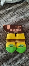 4 Uds. De zapatos de perro cachorro cálido calcetines para mascotas acrílicos suaves, Calcetines antideslizantes de dibujos animados para perros pequeños y medianos, producto para mascotas S/M/L