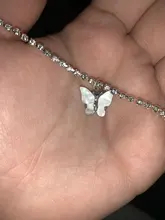 Gargantilla de mariposa acrílica deslumbrante, collar con cadena de diamantes de imitación, collar sencillo de Color blanco y negro, joyería Coreana de Animal