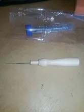 20 unids/set agujas de coser 3 tamaños agujas de fieltrar Artesanato de Pocked agujas conjunto de bricolaje herramientas con mango de madera