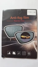 Película de niebla para coche, revestimiento antiniebla, resistente a la lluvia, hidrofóbica, retrovisor, película protectora para espejo, 1 par, Envío Gratis