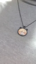 Anime nuevo Yuri sobre hielo cristal cabujón gatos orejas collar Yuri Katsuki Plisetsky cristal gema colgante con dos regalos de joyería para las orejas