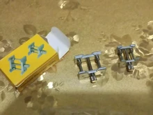 2 unids/set de soporte de Metal para movimiento de reloj, Base fija, multifunción, para relojero, abrazadera de reloj, herramientas de reparación, accesorios