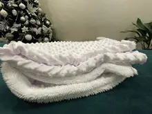 Manta de bebé recién nacido, cubierta de cochecito de lana cálida, edredón envolvente, 100x70cm