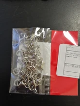 Juego de anillos de 20 piezas con cierre de garra de langosta, anillo dividido, cuentas de gancho para hacer manualidades, collar de resorte, Conector de cadenas a presión
