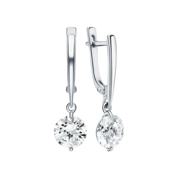 Silver earrings with cubic zirconium sunlight sample 925
Silver earrings with cubic zirconium sunlight sample 925