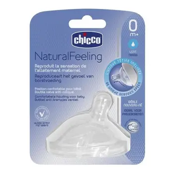 Teat CHICCO NaturalFeeling slanting-slow Flow-0m + - x1