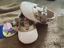 Zapatos de princesa con lazo para bebé recién nacido, suela suave, cuero sólido, hebilla de correa plana con tacón, 4 colores, 2018