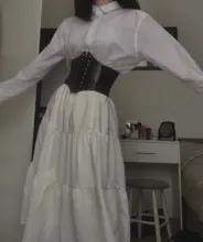 De las mujeres de la moda una línea falda de tul elástico cintura alta fiesta largo Maxi falda