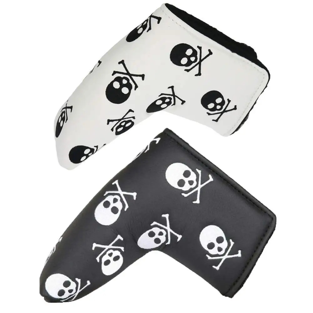 Skull Golf Putter Cover Blade Headcovers Protector Cover PU Leather Golf Clubs Accessories Black White
Skull Golf Putter Cover Blade Headcovers Protector Cover PU Leather Golf Clubs Accessories Black White