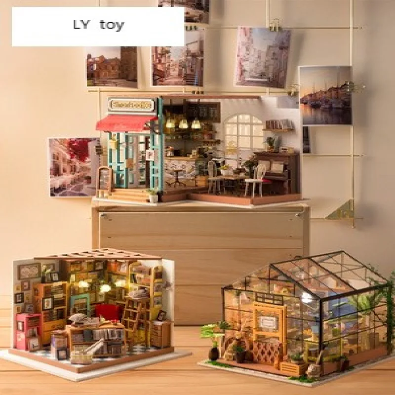3D Three-Dimensional Puzzle Assembling Model Handmade DIY House Birthday Gift Girl Creative Kathy Flower House
3D Three-Dimensional Puzzle Assembling Model Handmade DIY House Birthday Gift Girl Creative Kathy Flower House