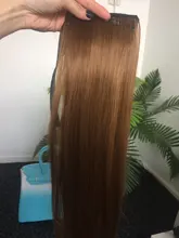Coletas largas y sedosas para mujer, postizo sintético resistente al calor, extensiones de cabello con Clip, cola de caballo