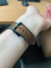 Correa de silicona + cuero para Apple watch, banda de reloj de cuero genuino de 44mm, 40mm, 42mm y 38mm, iWatch series 5 4 3 SE 6