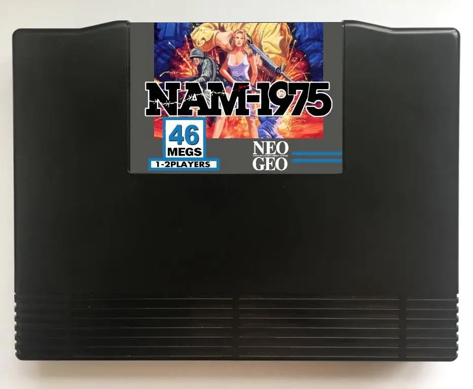 NEOGEO AES NAM-1975 Game Cartridge and ShockBox for SNK NEO GEO AES Console