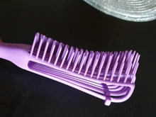 Cepillo de pelo para masaje, peine de pelo húmedo desenredante de 2a a 4c, rizado, Coily, mojado, seco, aceite, cabello grueso