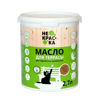 Oil for Wood Terrace некраска 2,7 L dark walnut 
Oil for Wood Terrace некраска 2,7 L dark walnut