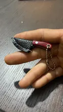 1PC portátil de acero inoxidable cocina cuchillo Camping Mini pelador llavero bolsillo cuchillo EDC