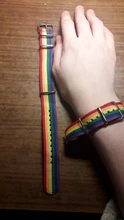 Pulseras bisexuales trenzadas para hombres y mujeres, pulseras trenzadas del orgullo de los homosexuales, del arco iris de Nepal, joyería de amistad