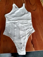Body ajustado acanalado sin mangas para mujer, peto blanco liso sin espalda con tirantes cruzados, Top informal, mono ajustado para mujer