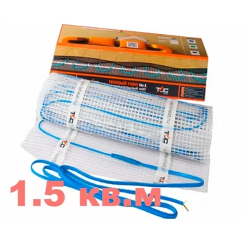 Heating mat 1.5 sq. m power 225 W Warm floor tile 
Heating mat 1.5 sq. m power 225 W Warm floor tile