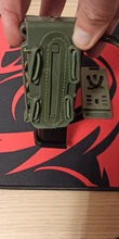 Funda para pistola Molle Mag, bolsa para revista militar, de 9mm Fastmag, con Clip para cinturón y funda suave Molle, bolsa de plástico