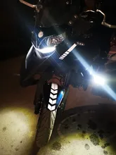 Pegatinas para motocicleta, calcomanías para guardabarros de bicicleta, accesorios para motocicleta, pegatina reflectante, decoración de seguridad para carretera