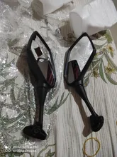 LMoDri-espejo retrovisor para motocicleta Honda CBR F4 HYOSUNG GT Kawasaki Ninja, repuesto para carreras