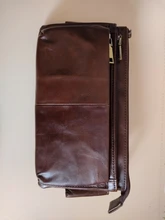 MISFITS-Riñonera de cuero de vaca para hombre, cangurera masculina pequeña, de estilo vintage, bolso de ajuste en el pecho, informal, para llevar el teléfono móvil