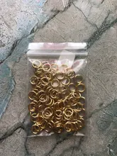 Anillos abiertos de acero inoxidable de oro nuevo, 3/4/5/6/7/8/10mm, conectores de anillos partidos para joyería Diy, venta al por mayor