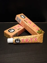 Tktx-impresora de microblading de anestesia, suministros de tinta con adhesivo amarillo de 40% kit de máquina de tatuaje, Pluma sin aguja, 10 Uds.