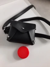 Los niños bolsa de Mini bolso cuadrado remache bolso de moda niños linda chica cintura bandolera coreana