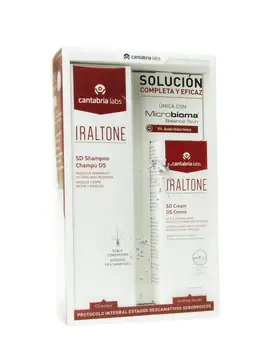 Iraltone pack ds 200ml shampoo + ds 30 ml cream say goodbye to the itch and the redness
Iraltone pack ds 200ml shampoo + ds 30 ml cream say goodbye to the itch and the redness