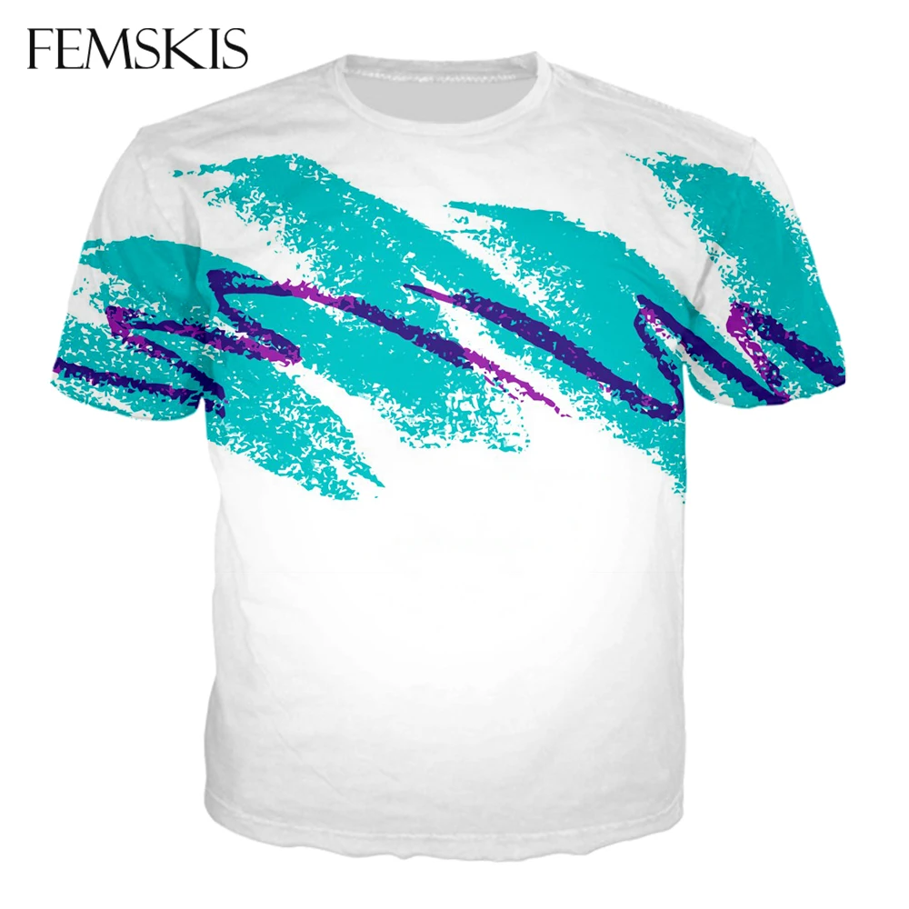 FEMSKIS Summer Men's Tee Shirt White Light Blue Cool T-shirt 3d Printed Pattern Women Casual Short Sleeve Tops
FEMSKIS Summer Men's Tee Shirt White Light Blue Cool T-shirt 3d Printed Pattern Women Casual Short Sleeve Tops