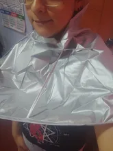 CAPA para pelo plegable para adultos, capa tipo paraguas para corte de pelo, accesorios impermeables para peluquería, barbería y hogar