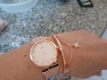 Conjunto de relojes con flores para mujer, pulsera de cuero, de cuarzo, informal, 2 uds.