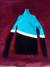 Thick Sweater Pullover Tops Women Clothes Knitted Winter New Patchwork Autumn Ropa Mujer