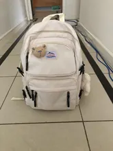 Mochila De estudiante para mujer, famosa marca, negra, informal, para adolescentes, Sac A Dos, bolsa de libros