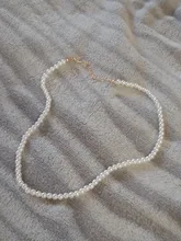 Collar de perlas Vintage para mujer, cadena elegante, accesorios Retro, combina con todo, de estilo urbano