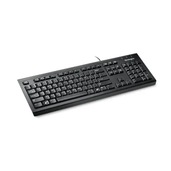Kensigton ValuKeyboard with USB 1,5 meter cable-with liquid repellent membrane 
Kensigton ValuKeyboard with USB 1,5 meter cable-with liquid repellent membrane