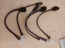 Tira de luces LED RGB, Cable de extensión de 15cm, 4 pines, 5050, 3528, extensión de la tira led, Clip de Cables, venta al por mayor y envío directo, 5 uds.
