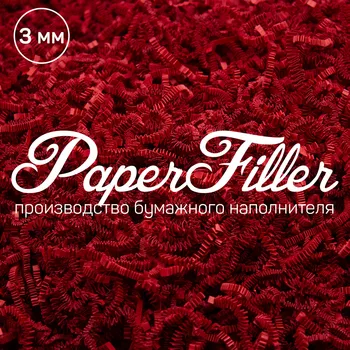 Paper filler. Red, 3mm, 50 gr
Paper filler. Red, 3mm, 50 gr