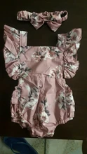 2020 ropa de bebé de verano bebé recién nacido bebé chica mono sin mangas Floral con volantes de monos con diadema