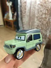 Disney-Cars 2 y 3 de Pixar para niño, Rayo McQueen Axelrod Mater miss Mother 1:55, vehículo fundido a presión de aleación de Metal, juguetes para chico, regalo de Navidad