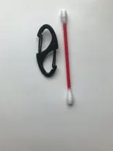 LLavero de mosquetón con bloqueo de 5 uds. Con 8 anillos de Clip de liberación rápida, hebilla portátil, herramienta de secado rápido para senderismo, escalada y acampada