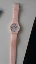 Nuevo de silicona Color caramelo estudiante ver chicas reloj de moda relojes Flamingo niños reloj de pulsera niños de dibujos animados reloj de cuarzo